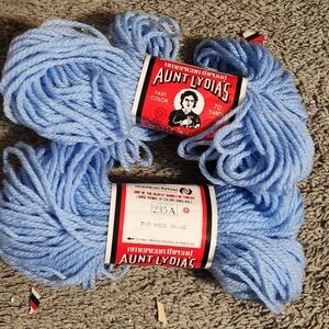 American Thread Aunt Lydia's Heavy Rug Yarn Vintage Lot Of 2